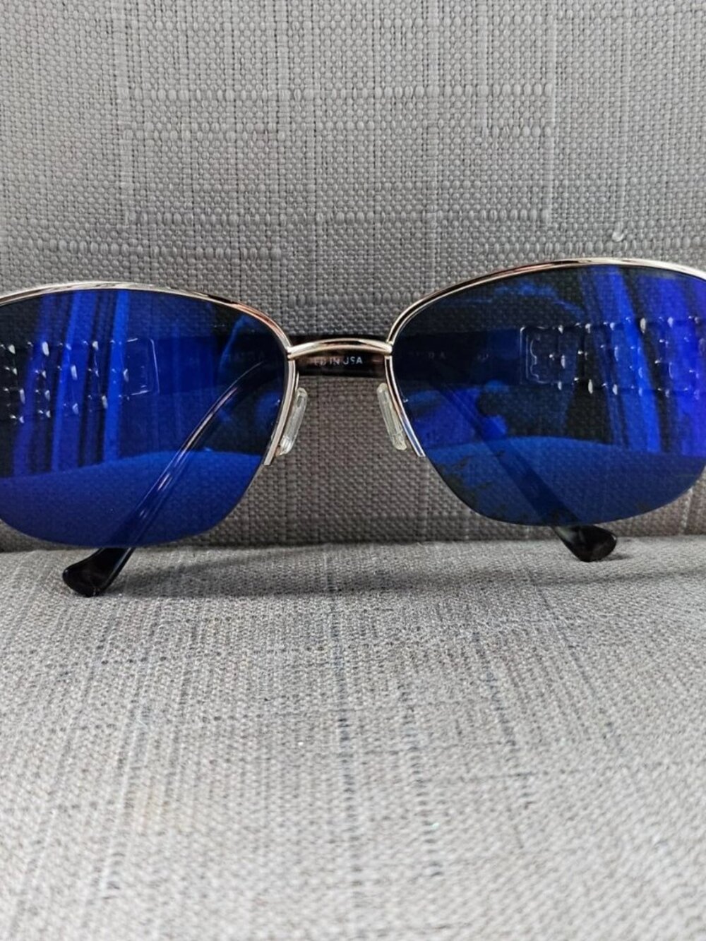 Vintage Tura Ladies Eyeglasses Frame Half Rim Gold Glasses Made USA Read descr - Picture 2 of 12